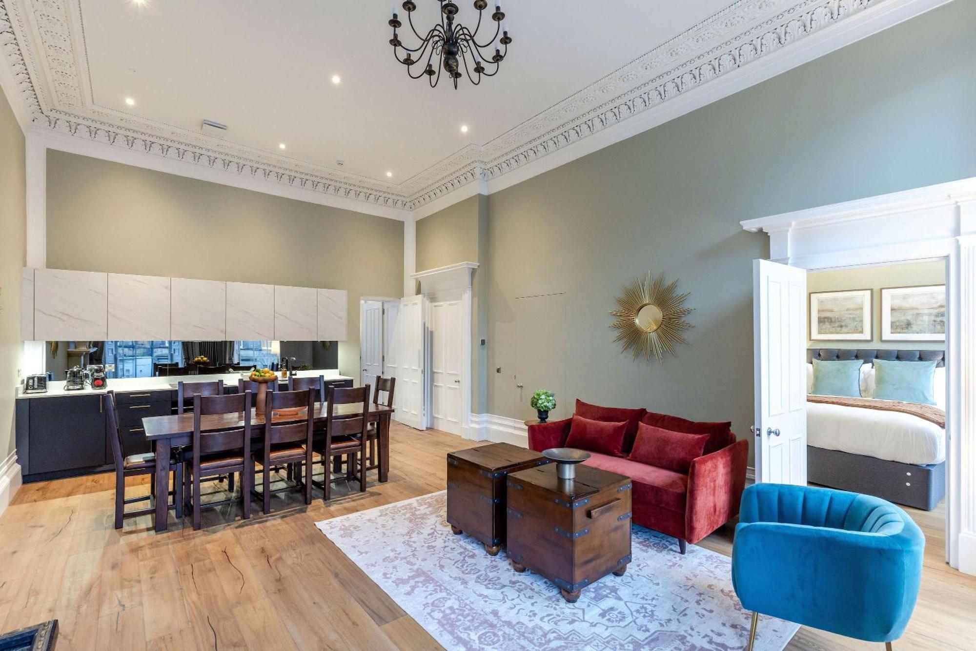 Dragon Suites Luxury Apartments At 9 Albyn Place Edimburgo Exterior foto