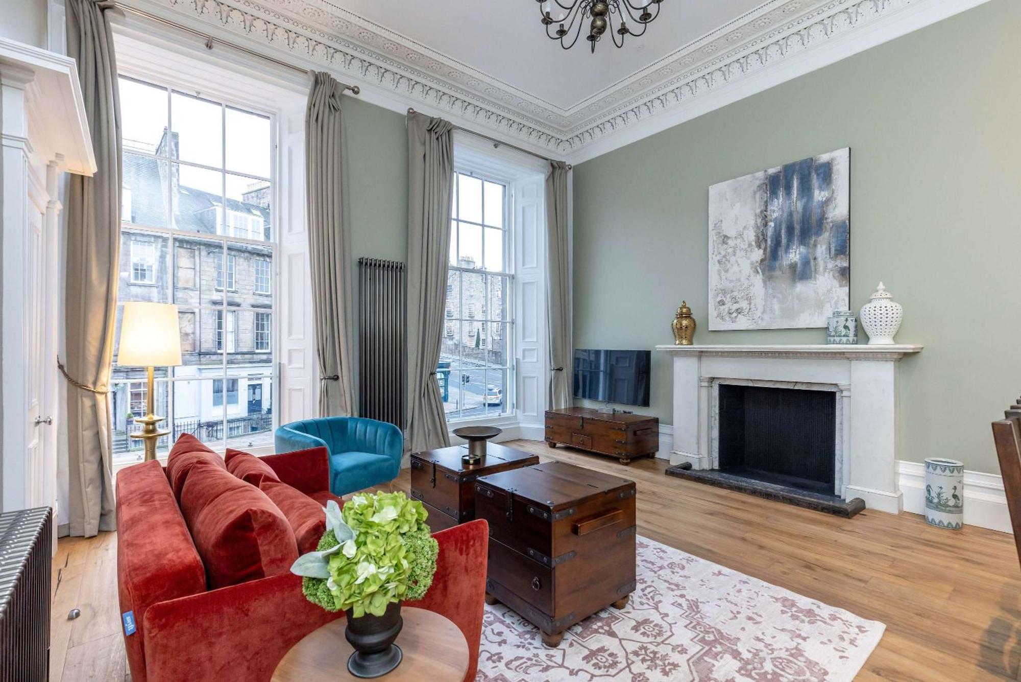 Dragon Suites Luxury Apartments At 9 Albyn Place Edimburgo Exterior foto