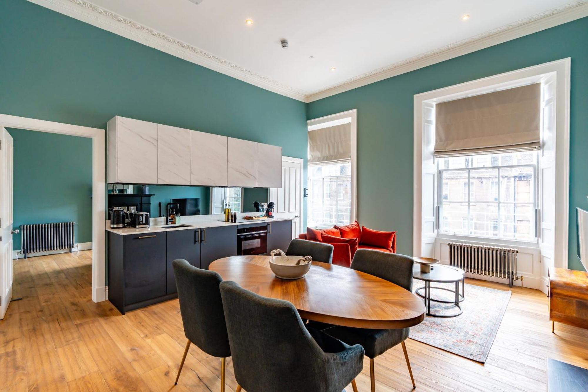 Dragon Suites Luxury Apartments At 9 Albyn Place Edimburgo Exterior foto